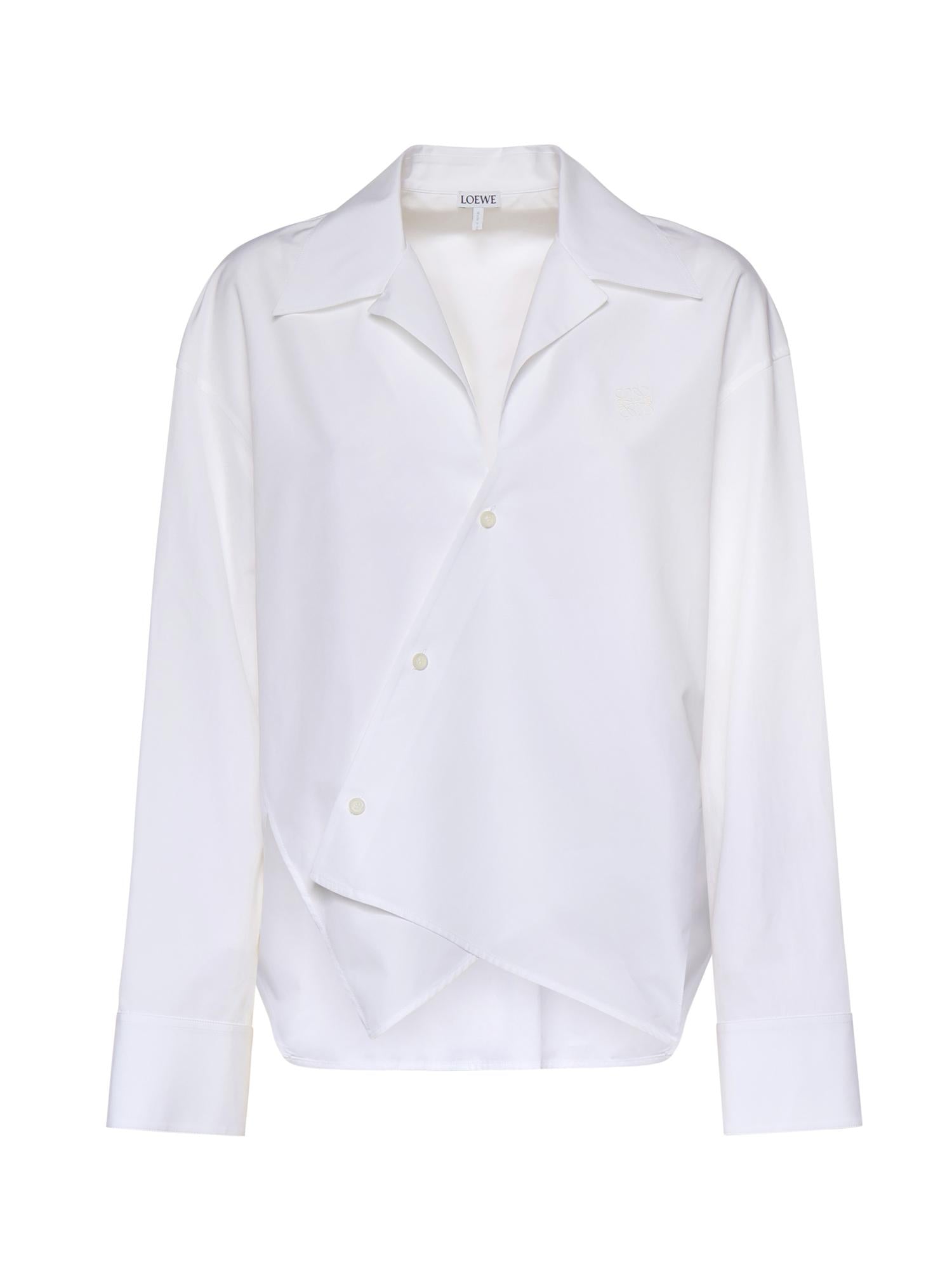 Camicia asimmetrica in cotone S359Y05XEZ 2100 LOEWE 