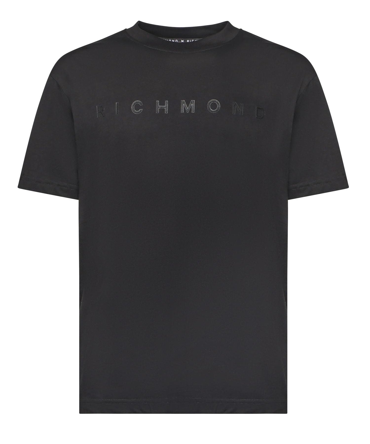 T-shirt Patum in cotone UMA25046TS BLACK RICHMOND X 