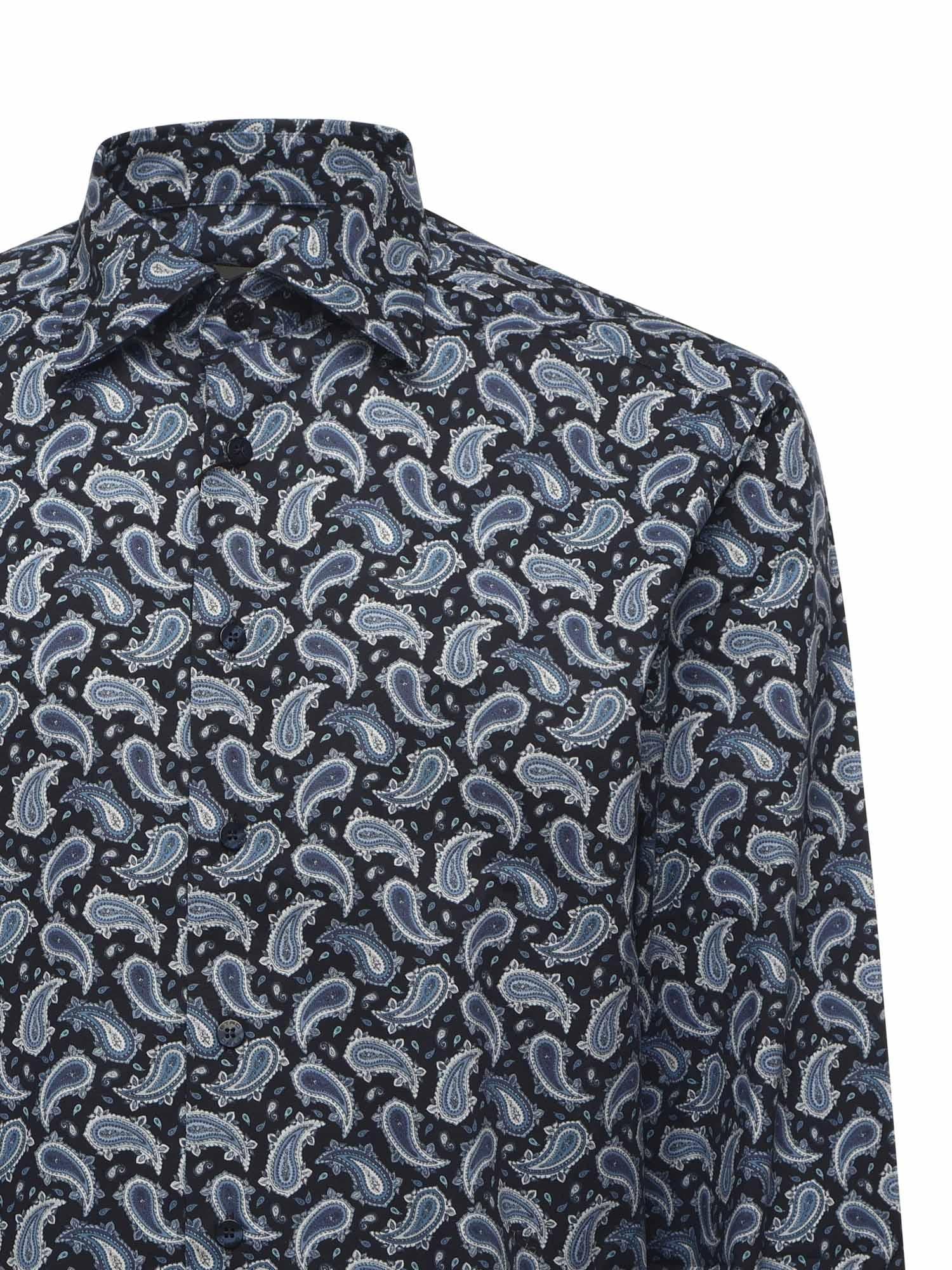 Camicia in cotone con stampa paisley MRIB0025 99SA5M4X0885 ETRO 