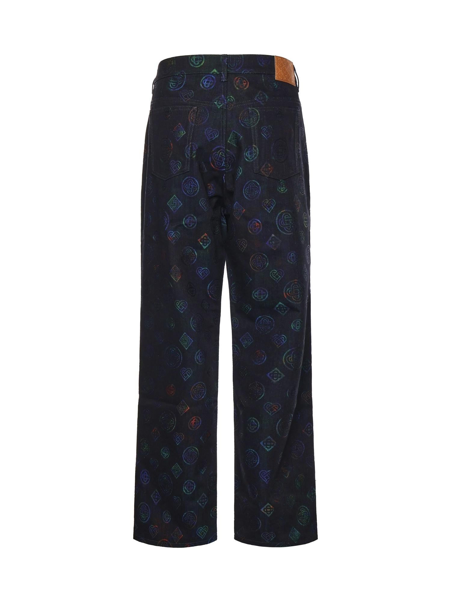 Jeans Heatmap in denim MSP26TR384 01 CASABLANCA 