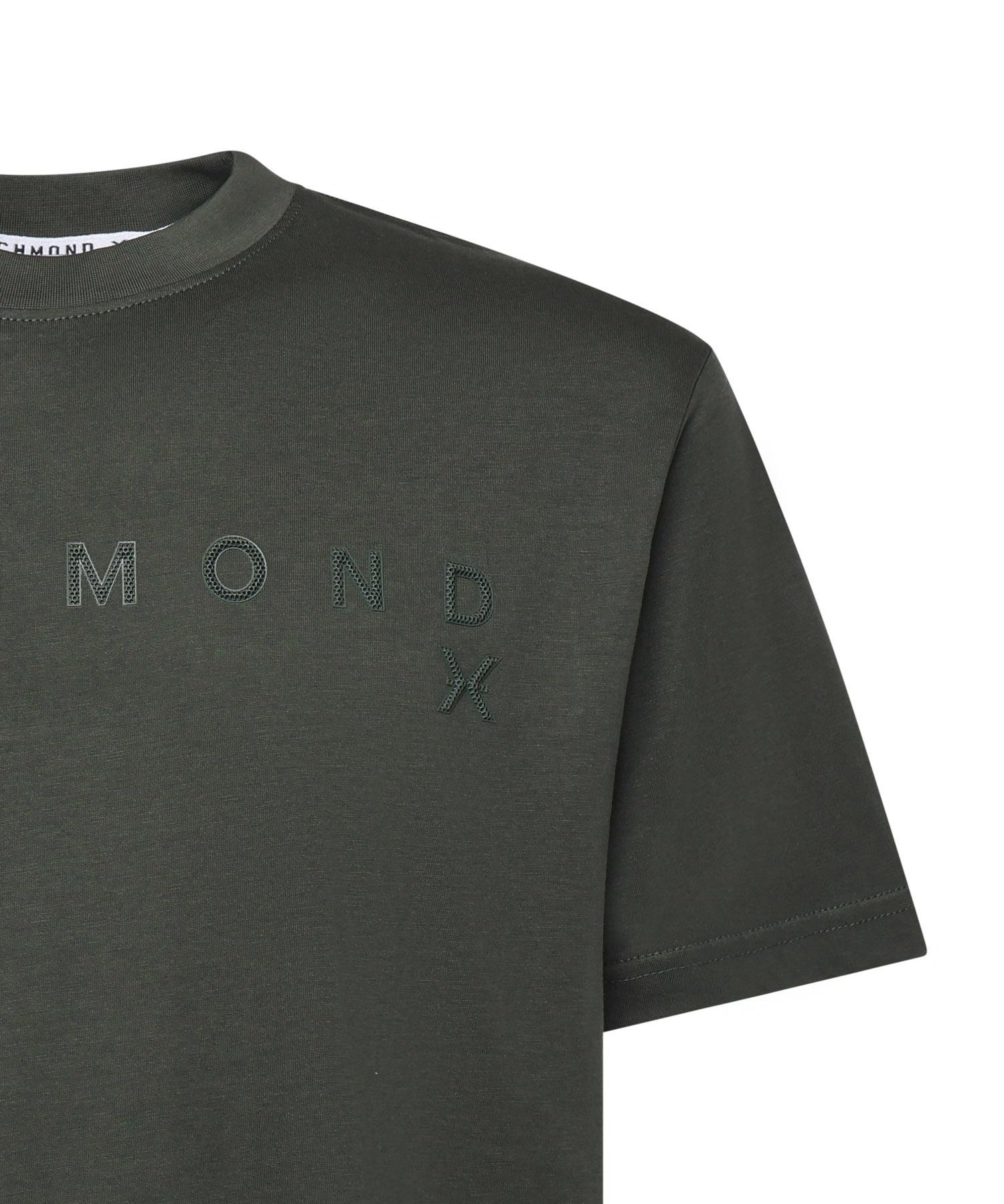 T-shirt Patum in cotone<BR/> UMA25046TS DEEP FOREST RICHMOND X 