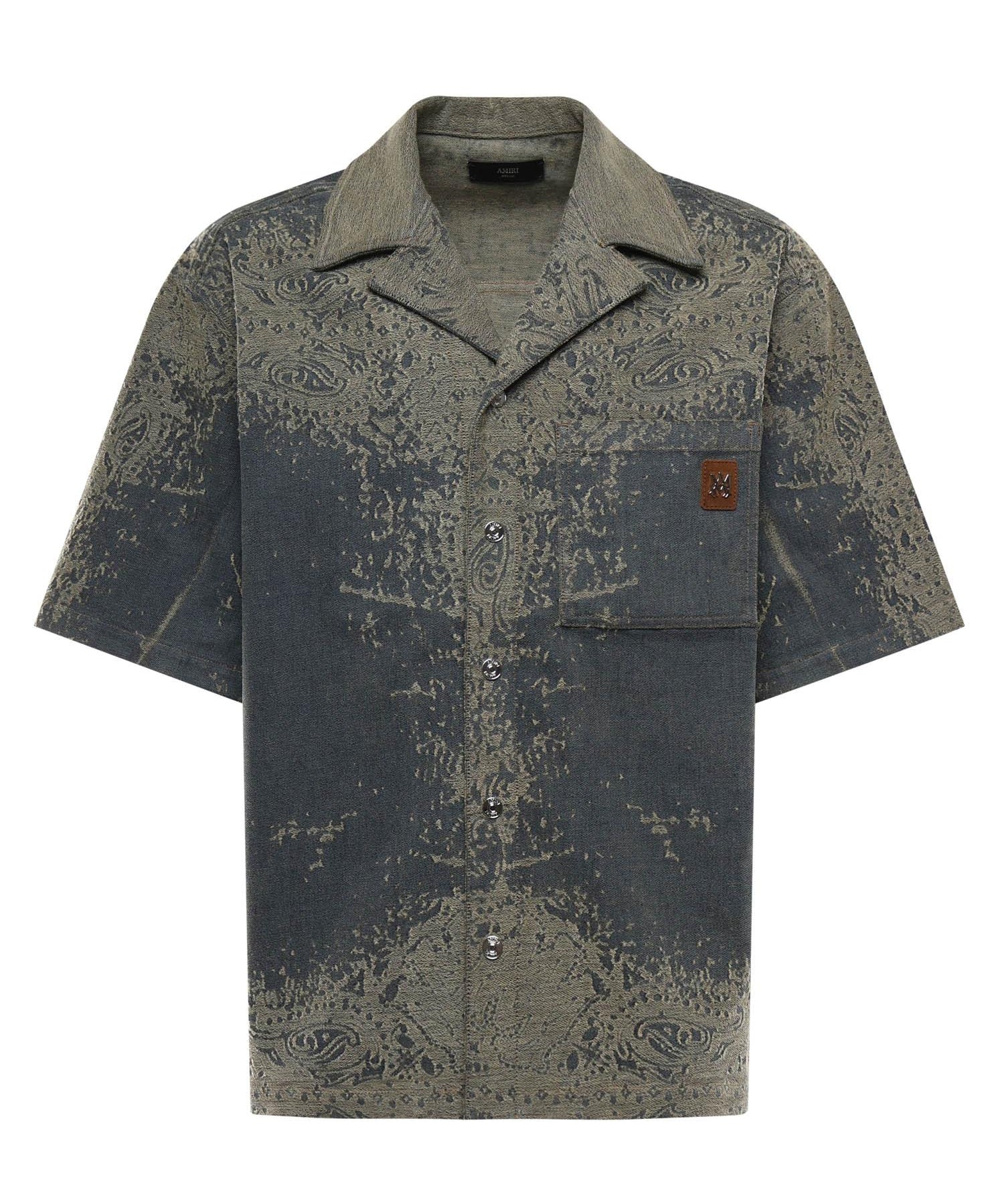 Camicia Bandana in denim AMTOSH1023 767 AMIRI 
