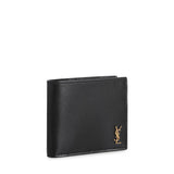 Portafoglio cassandre east/west in pelle lucida 607727 02G0W1000 SAINT LAURENT 
