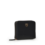 Portafoglio quadrato zip-around in pelle 100249 A0F1Z99Q PINKO 