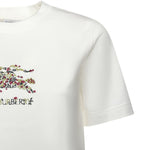 T-shirt in cotone Check con EKD 8118964 B7078 BURBERRY 