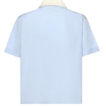 Camicia in cotone con logo MK2020 10IVF0013 MIU MIU 