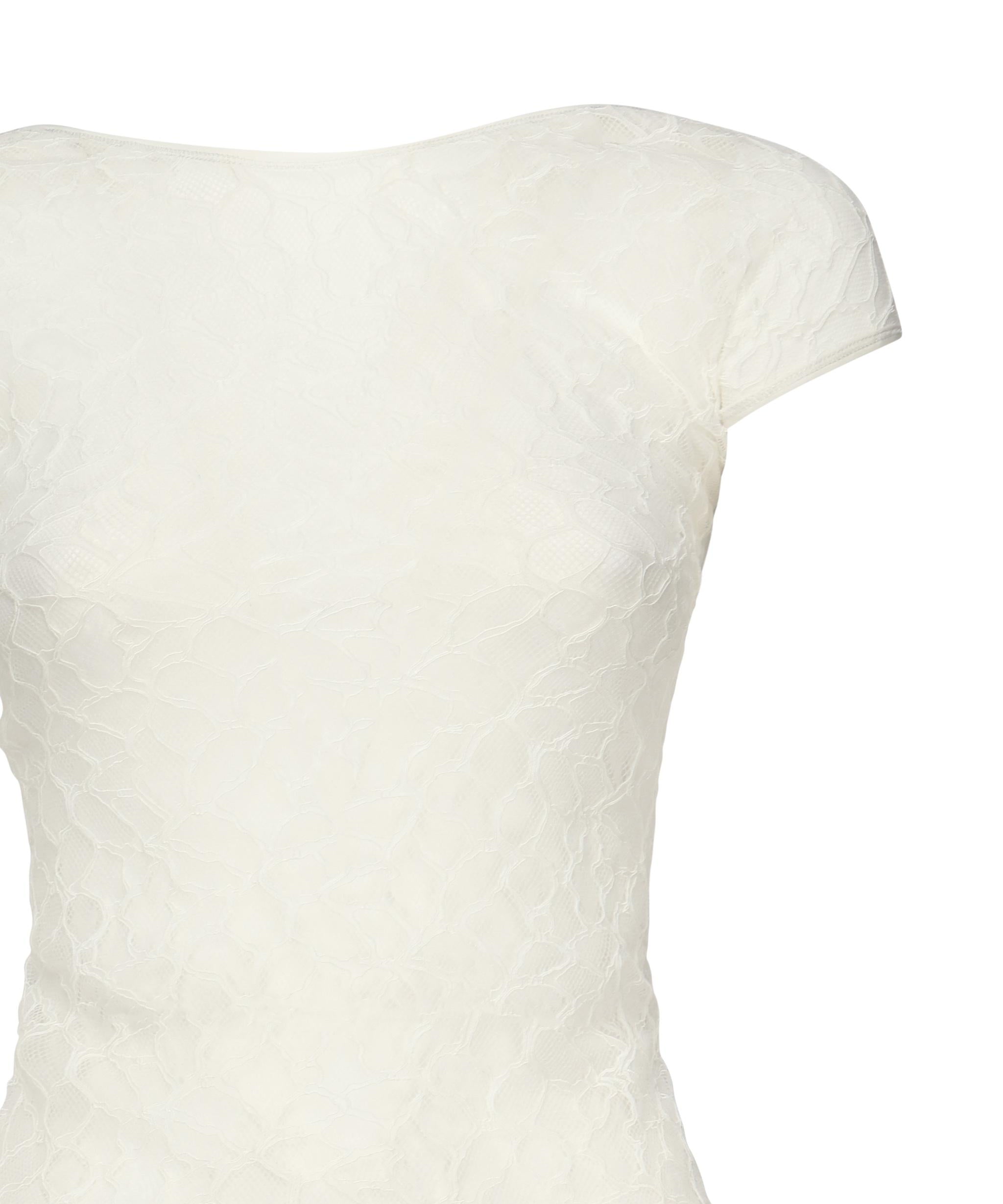 Maglia aderente in pizzo 105228 A2M5Z14 PINKO 