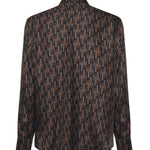 Camicia in seta stampata FS1319 AVDBF1TRS FENDI 