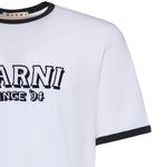 T-shirt in cotone con logo HUMU0198MP USCY91LOW01 MARNI 