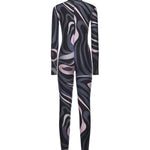 Jumpsuit in lycra con stampa Marmo 5UJI40 5U765002 PUCCI 