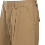Pantaloni in cotone con pinces S74KB1062 D35264131 DSQUARED2 