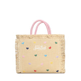 Borsa Colette in tessuto effetto paglia COL0017 00344L MC2 SAINT BARTH 
