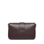 Borsa a spalla piccola Mini Love Bag Slouchy in pelle 105824 A0QOLA7Q PINKO 