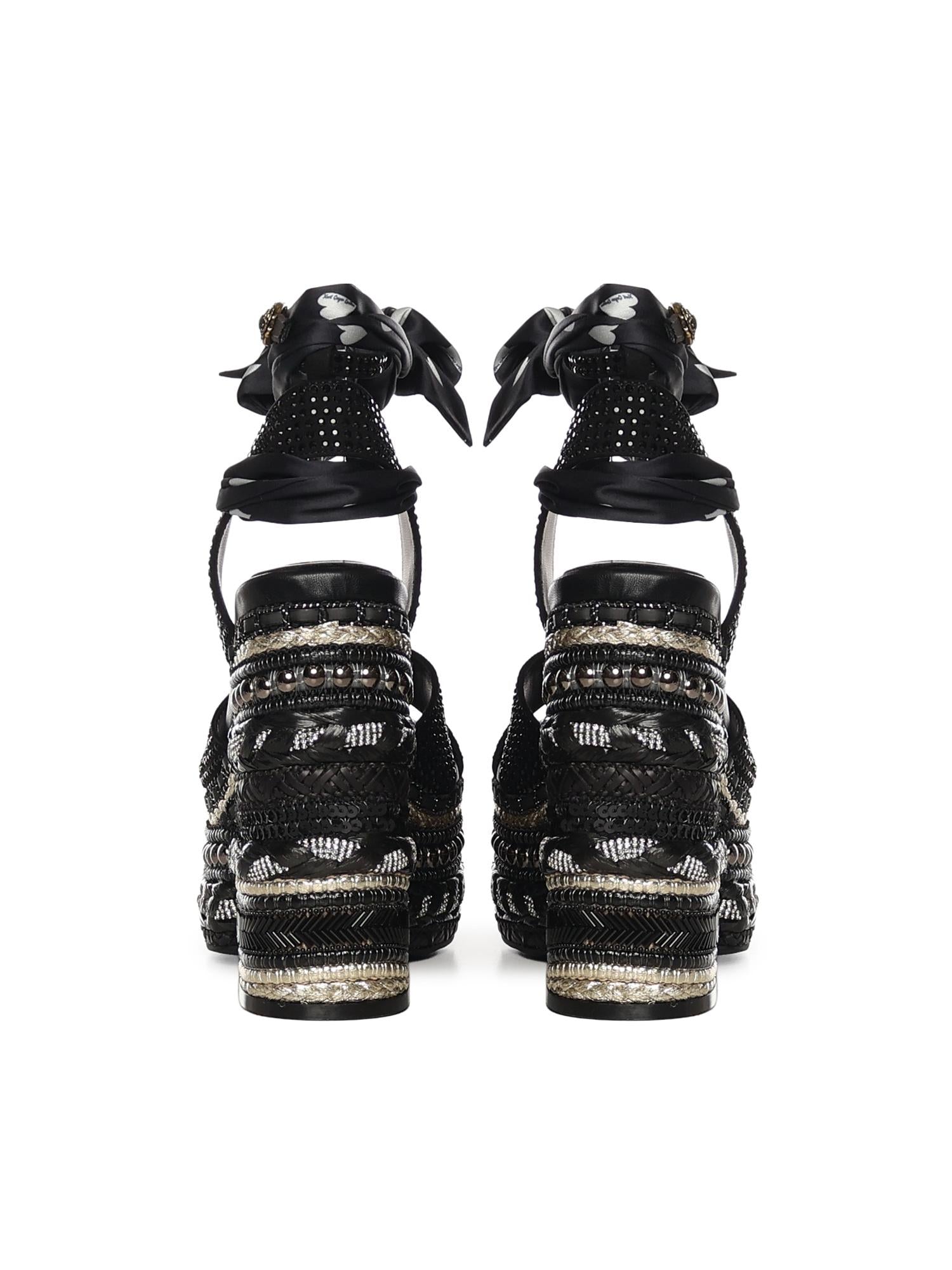 Sandali Chelsea Scarf Platform 4352405609 BLACK KURT GEIGER 