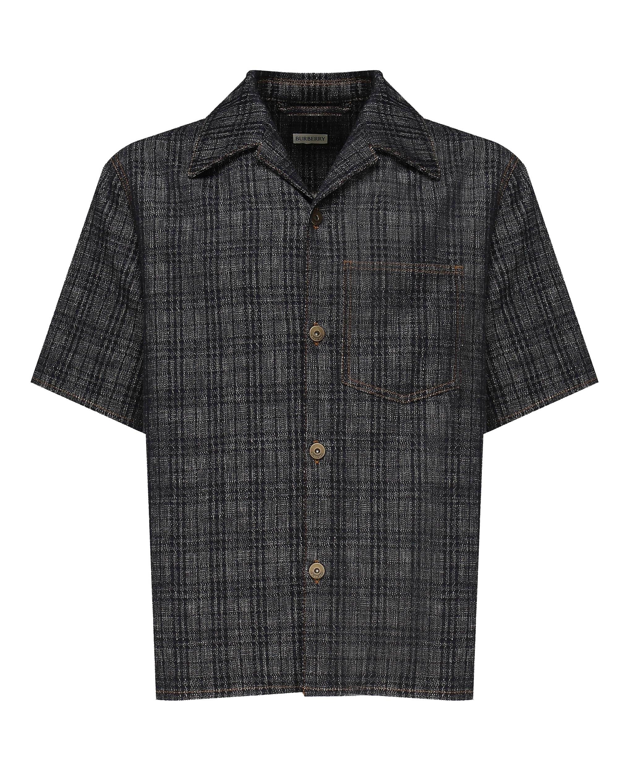Camicia in denim Check 8113431 A5924 BURBERRY 