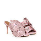 Mules in rafia 5595798999 PINK KURT GEIGER 