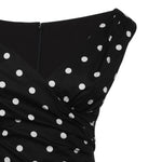 Mini abito in cotone a pois RS26209S B SELF-PORTRAIT 