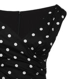 Mini abito in cotone a pois RS26209S B SELF-PORTRAIT 