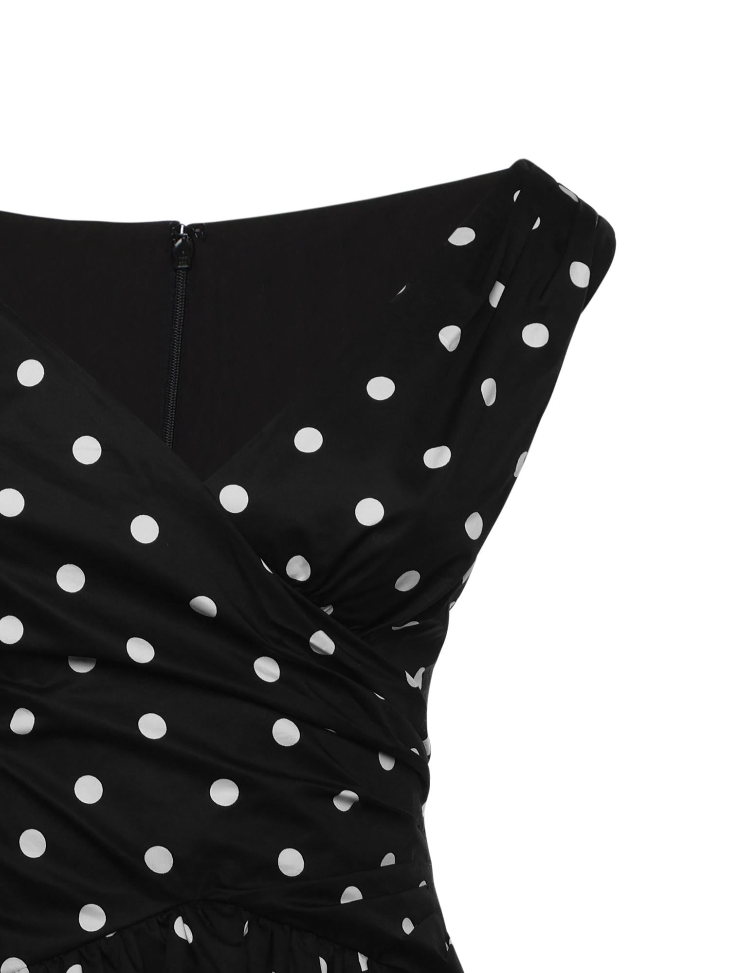 Mini abito in cotone a pois RS26209S B SELF-PORTRAIT 