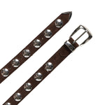 Cintura Benny in pelle con borchie 10014 726899 KHAITE 
