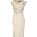 Abito midi a portafoglio con cintura 106565 A2W6C00 PINKO 