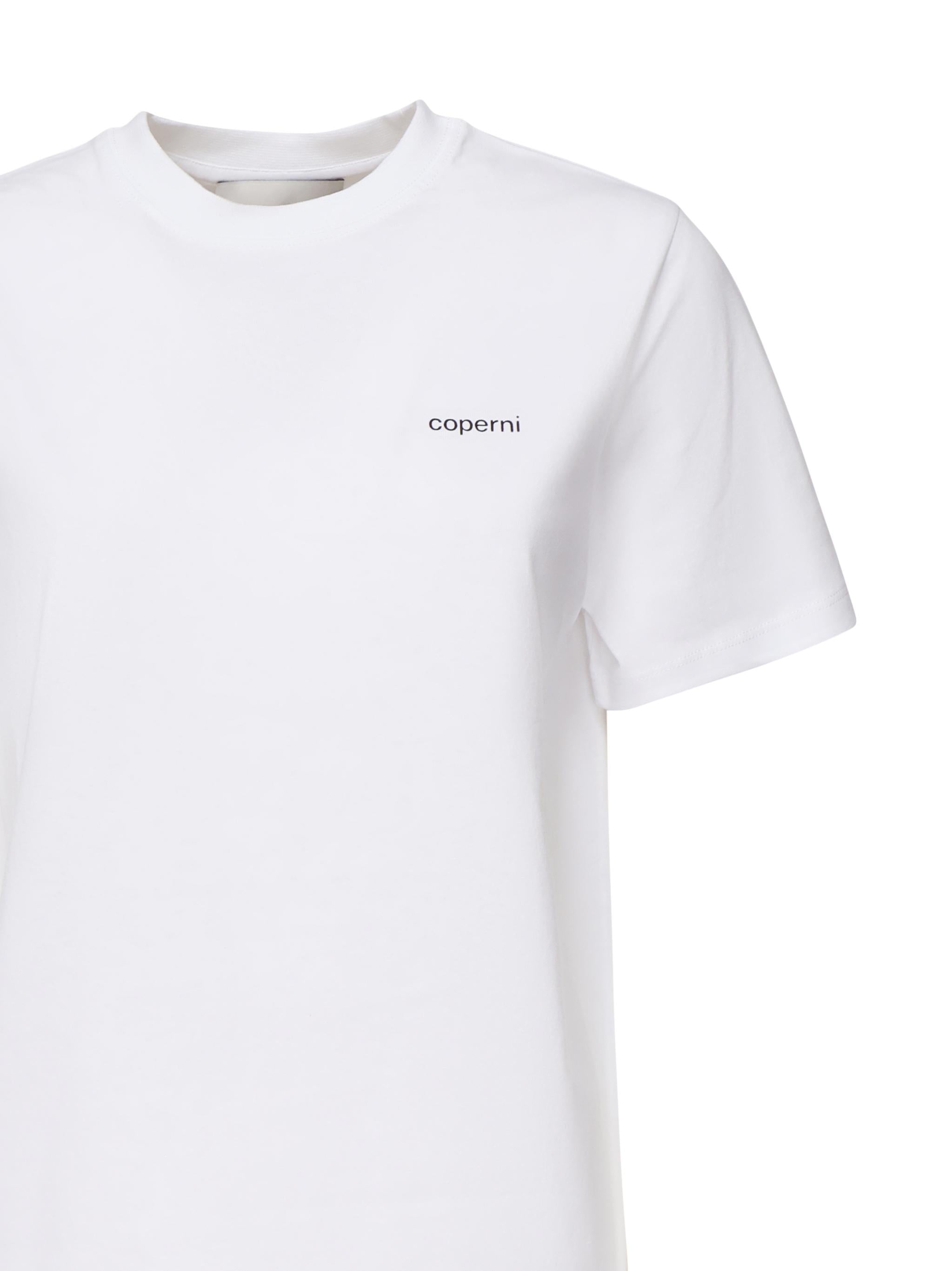 t-shirt con logo COPJS03504 WHITE COPERNI 