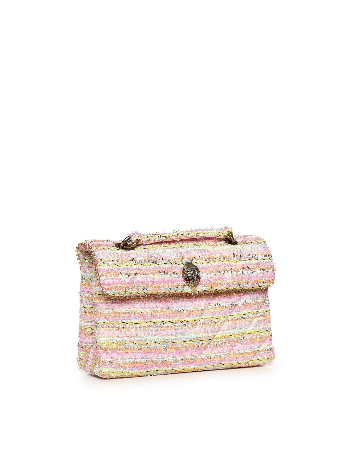 Borsa Kensington in tweed 2062657609 PINK KURT GEIGER 