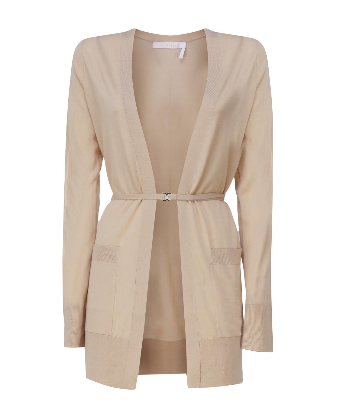 Cardigan con cintura<BR/> C24SMH01661 -24P CHLOÉ 