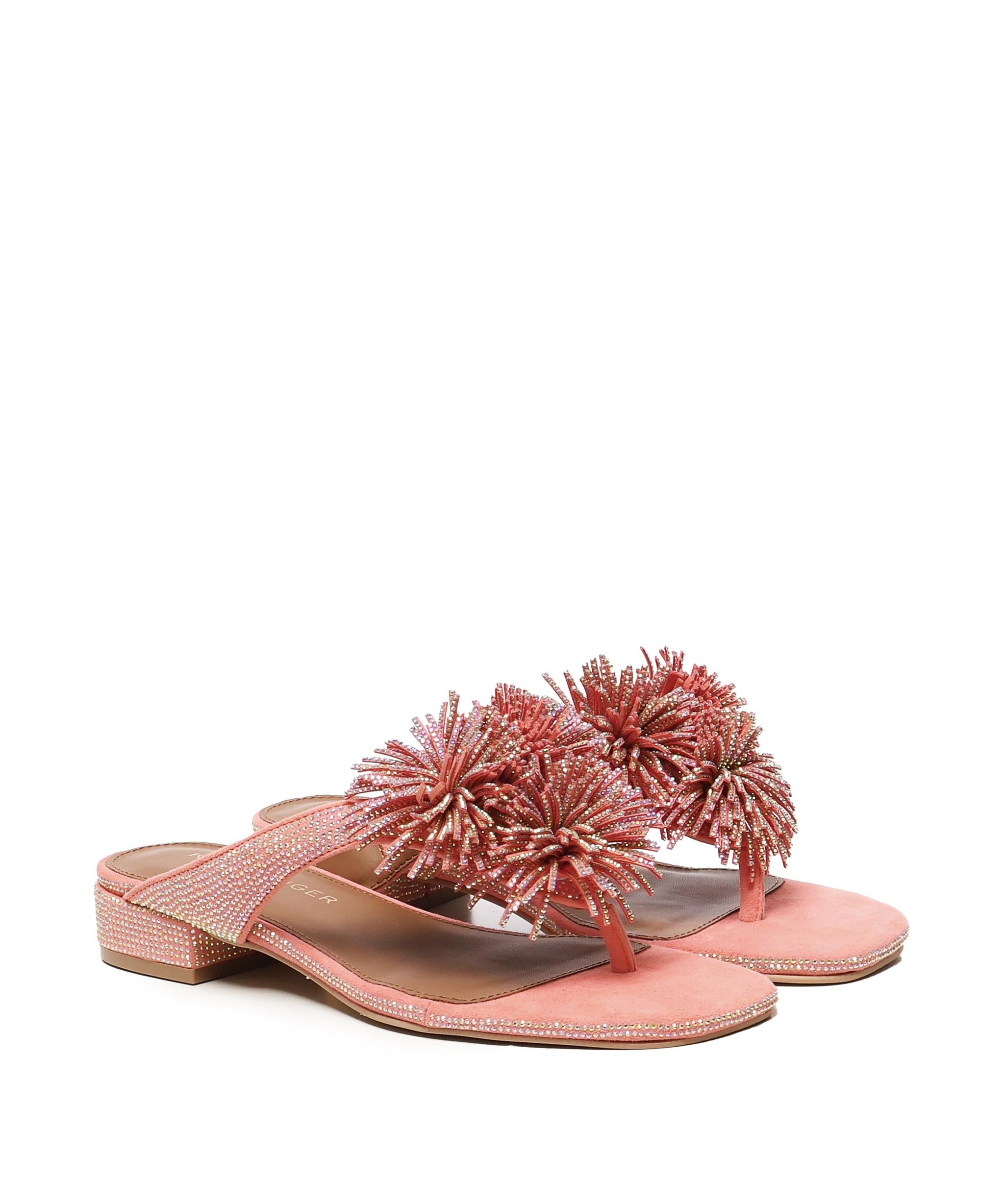 Infradito con pompon 4365596209 PEACH KURT GEIGER 