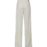 Pantaloni pigiama in popeline riga MP1829 180UF0061 MIU MIU 