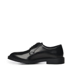 Derby in pelle<BR/> 23050 NERO ANTICA CUOIERIA 