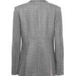 Giacca sartoriale monopetto in flanella 79AAQ509 N0615825 GENNY 