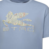 T-shirt in cotone con stampa logo MRMA0002 AK981F3981 ETRO 