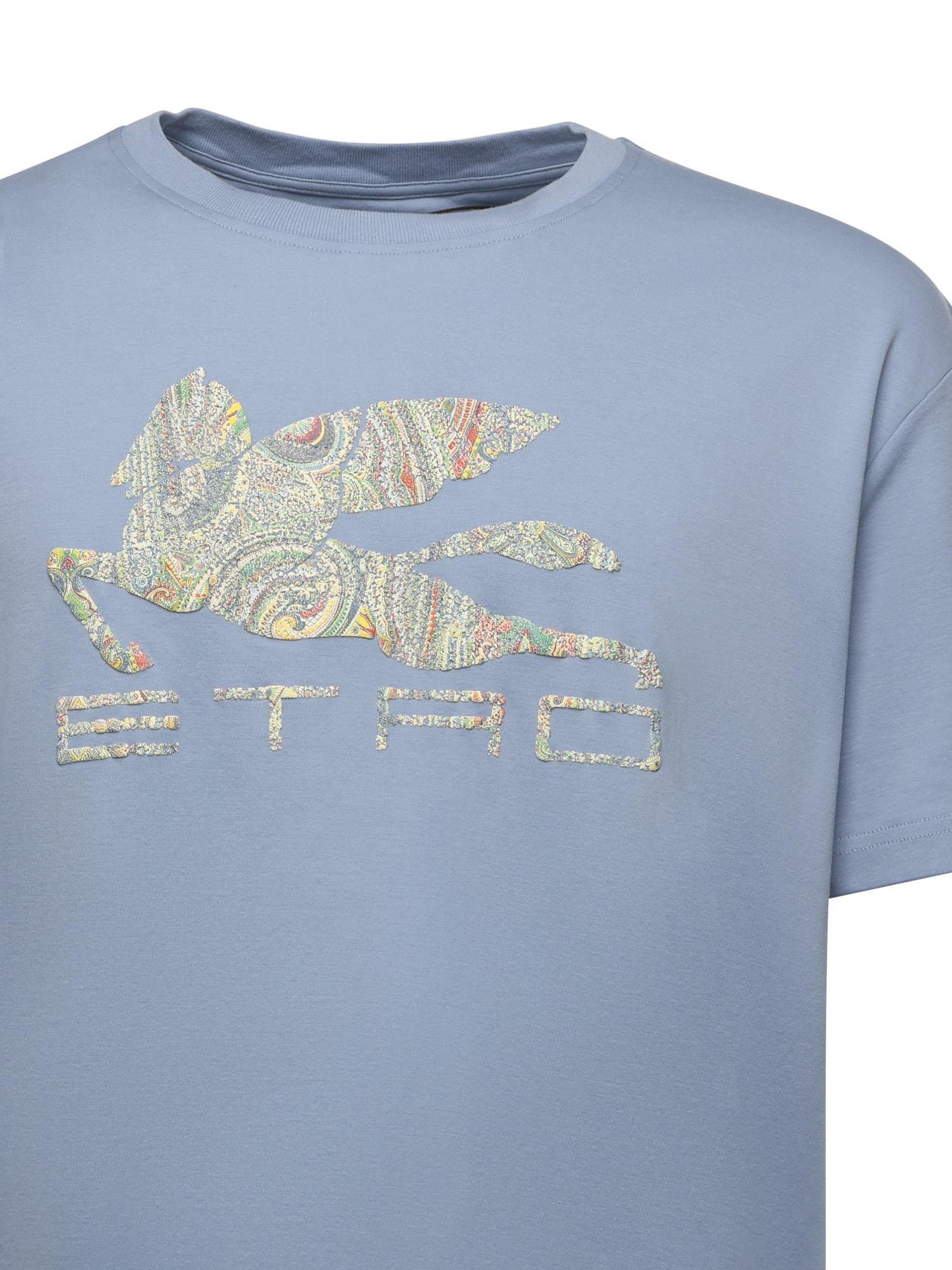 T-shirt in cotone con stampa logo MRMA0002 AK981F3981 ETRO 