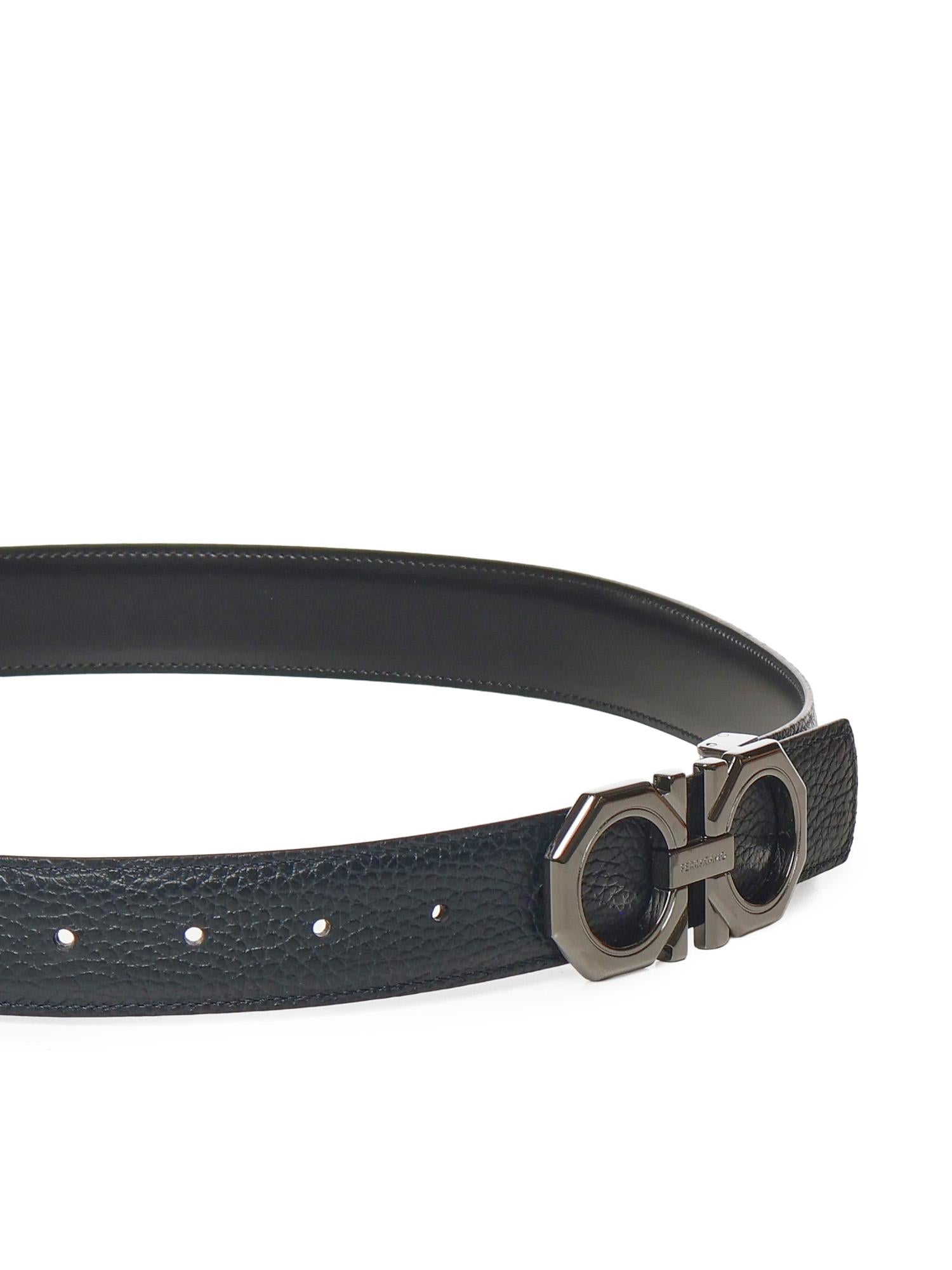 Cintura Gancini in pelle 670266 765787006 FERRAGAMO 