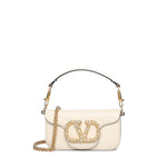 Borsa piccola a spalla Locò in vitello con logo gioiello 7W2B0K53 CXADYH VALENTINO GARAVANI 