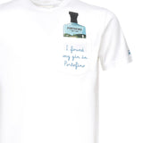 T-shirt Austin con ricamo e stampa AUS0001 05648H MC2 SAINT BARTH 