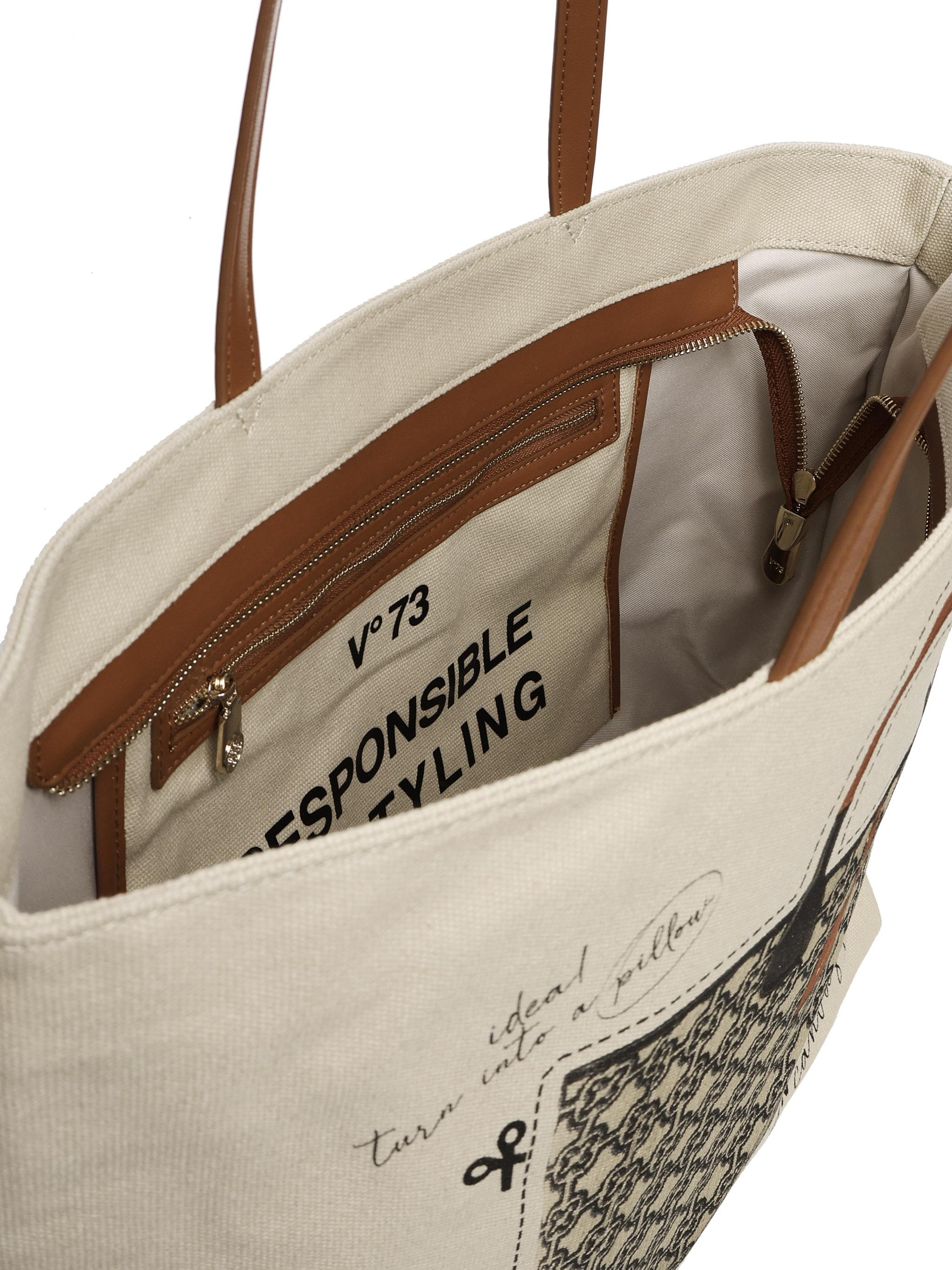 Tote bag Future 73BS8VJ01 FUTURENATUR/MULTICOLOR V° 73 
