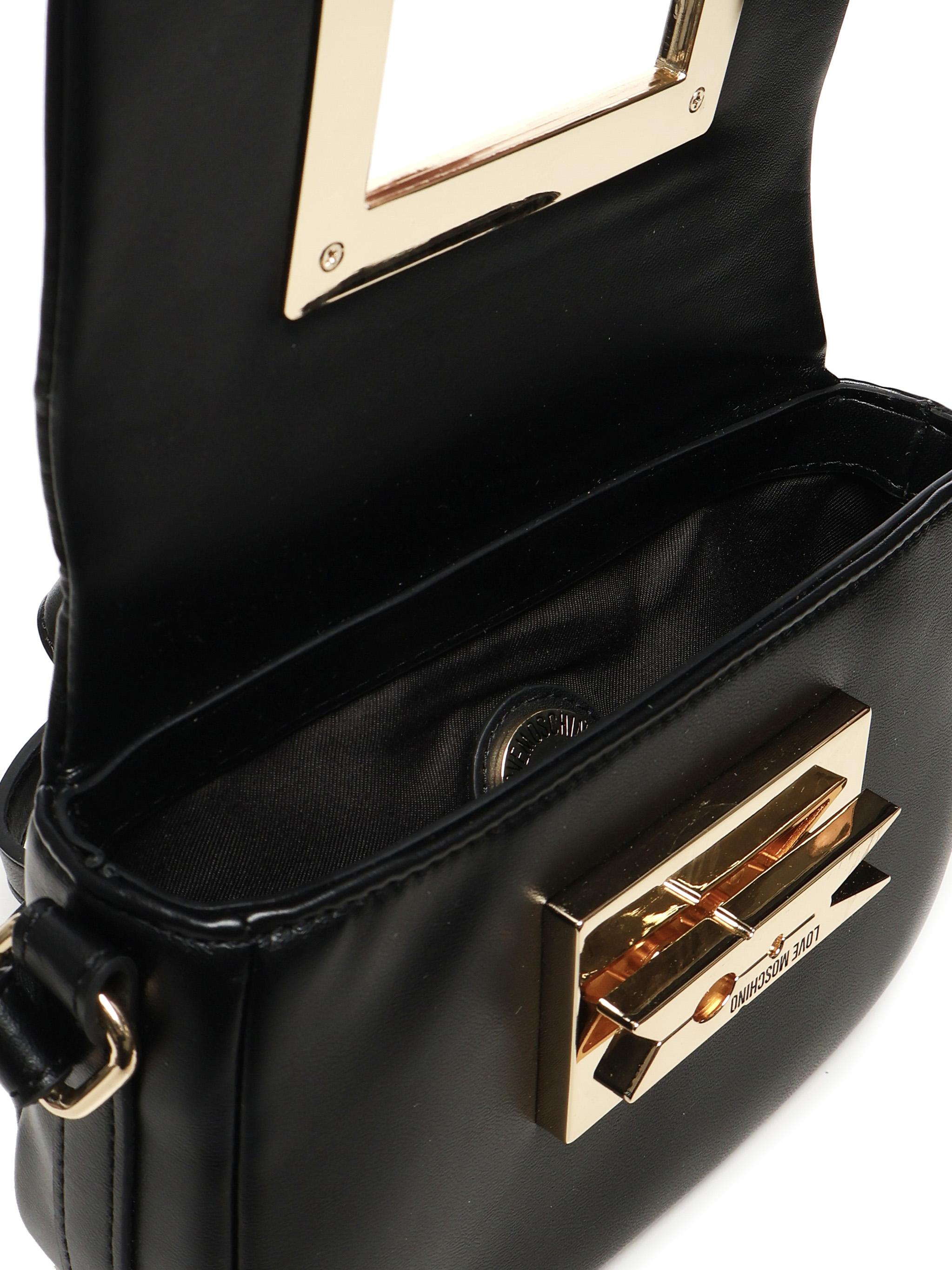 Borsa a tracolla Clothespin mini JC4162PP1MLM0 000 LOVE MOSCHINO 