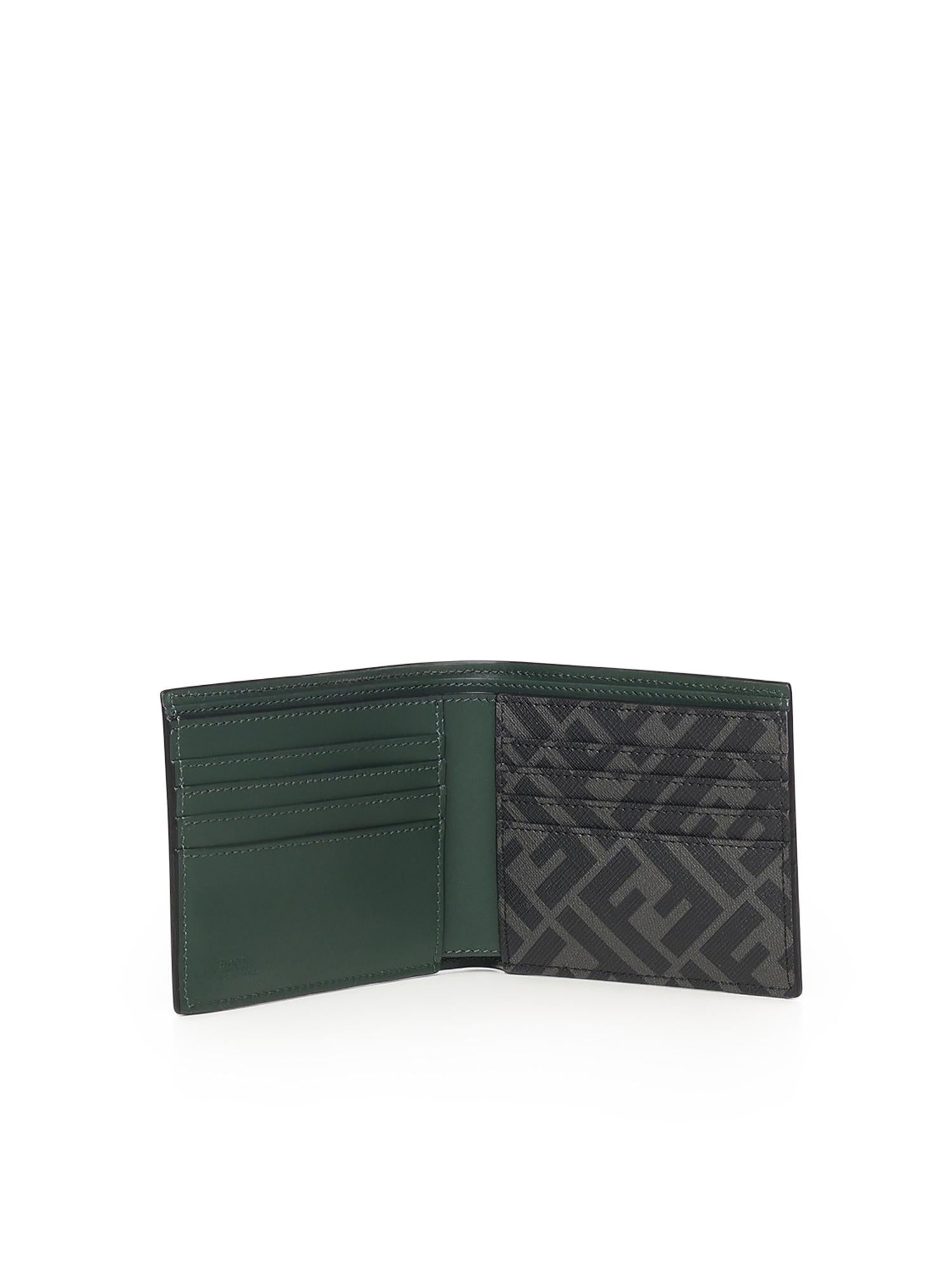 Portafoglio Bifold Squared FF 7M0356 AFF2F1TTY FENDI 