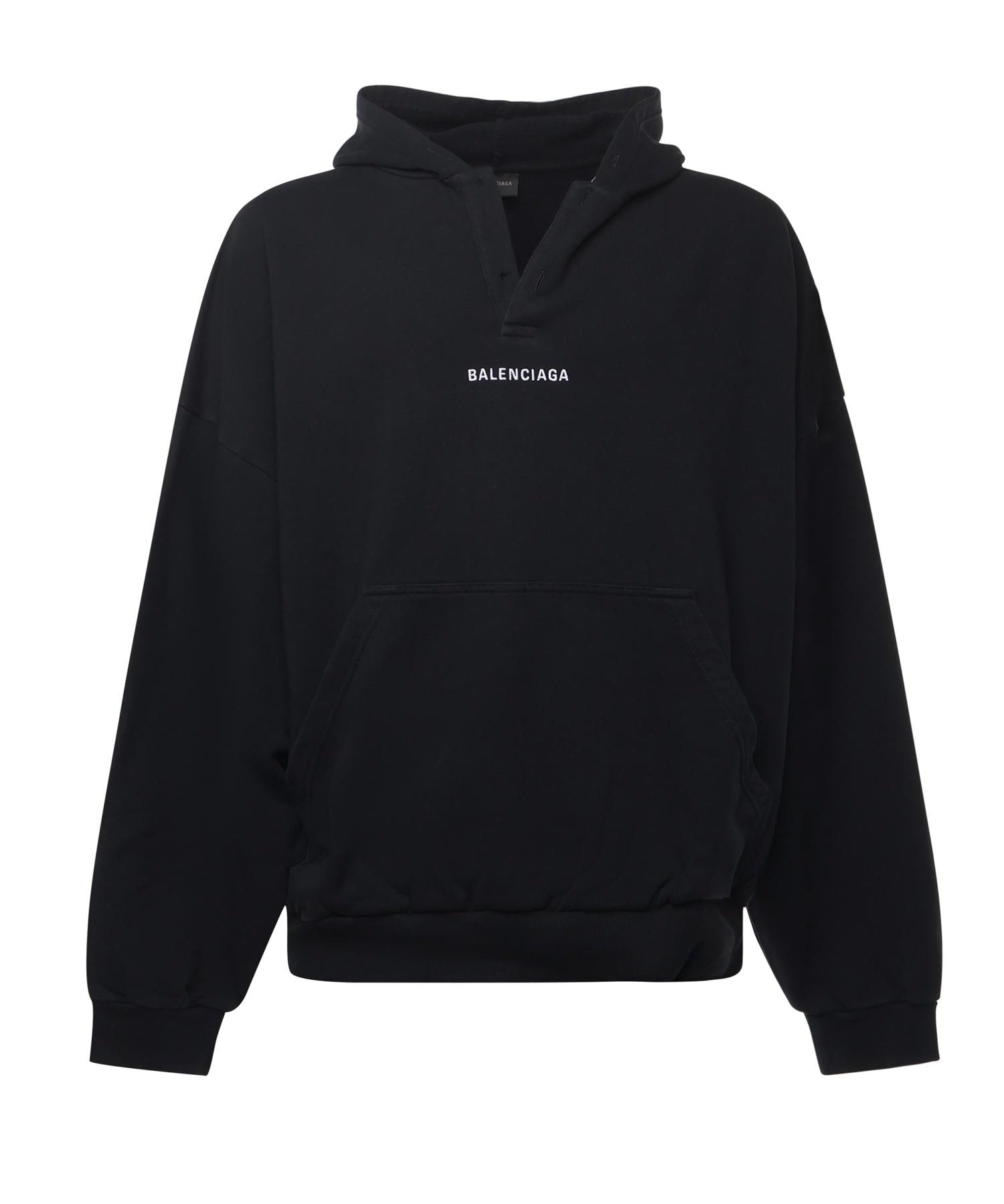 Hoodie polo "Balenciaga Back" in pile dry 827939 TTVJ21569 BALENCIAGA 