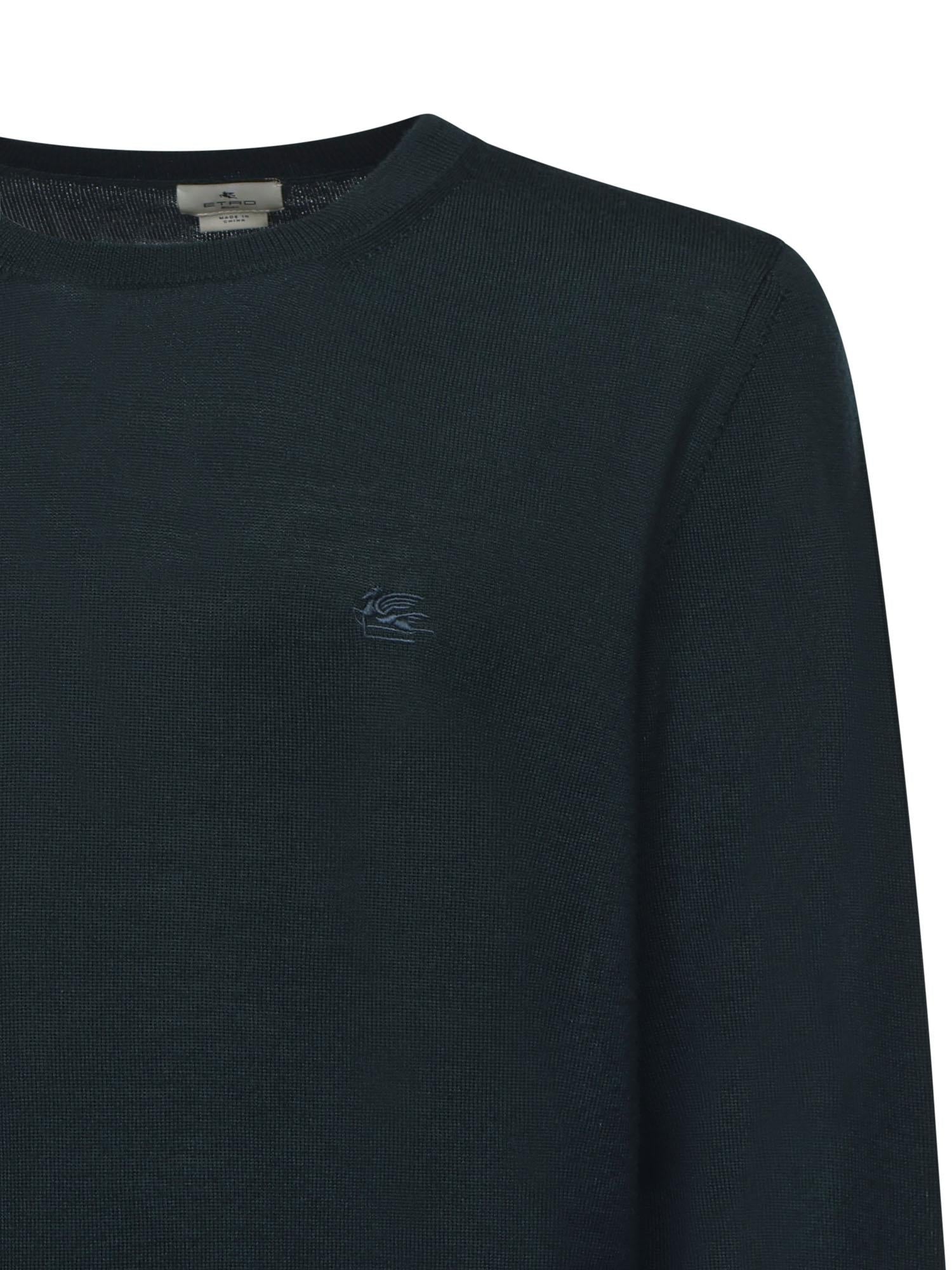 Maglione in lana con monogram ricamato MRKF0096 AL291V0018 ETRO 