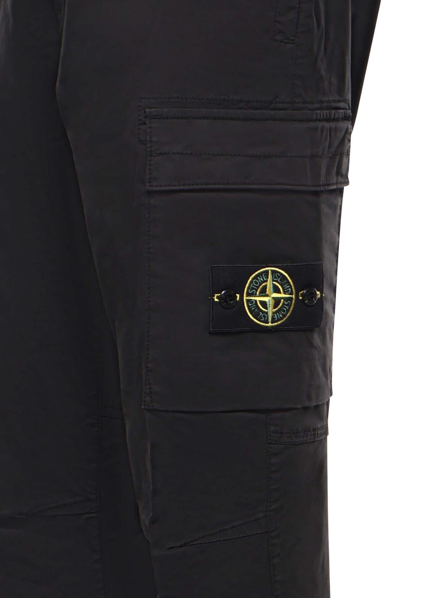 Pantalone cargo in twill di cotone stretch L1S153100032 S0A10V0029 STONE ISLAND 