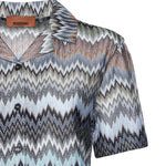 Camicia in viscosa chevron motivo snake DS26SJ03 BR014TS91RM MISSONI 