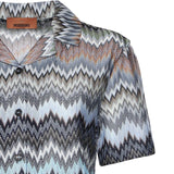 Camicia in viscosa chevron motivo snake DS26SJ03 BR014TS91RM MISSONI 