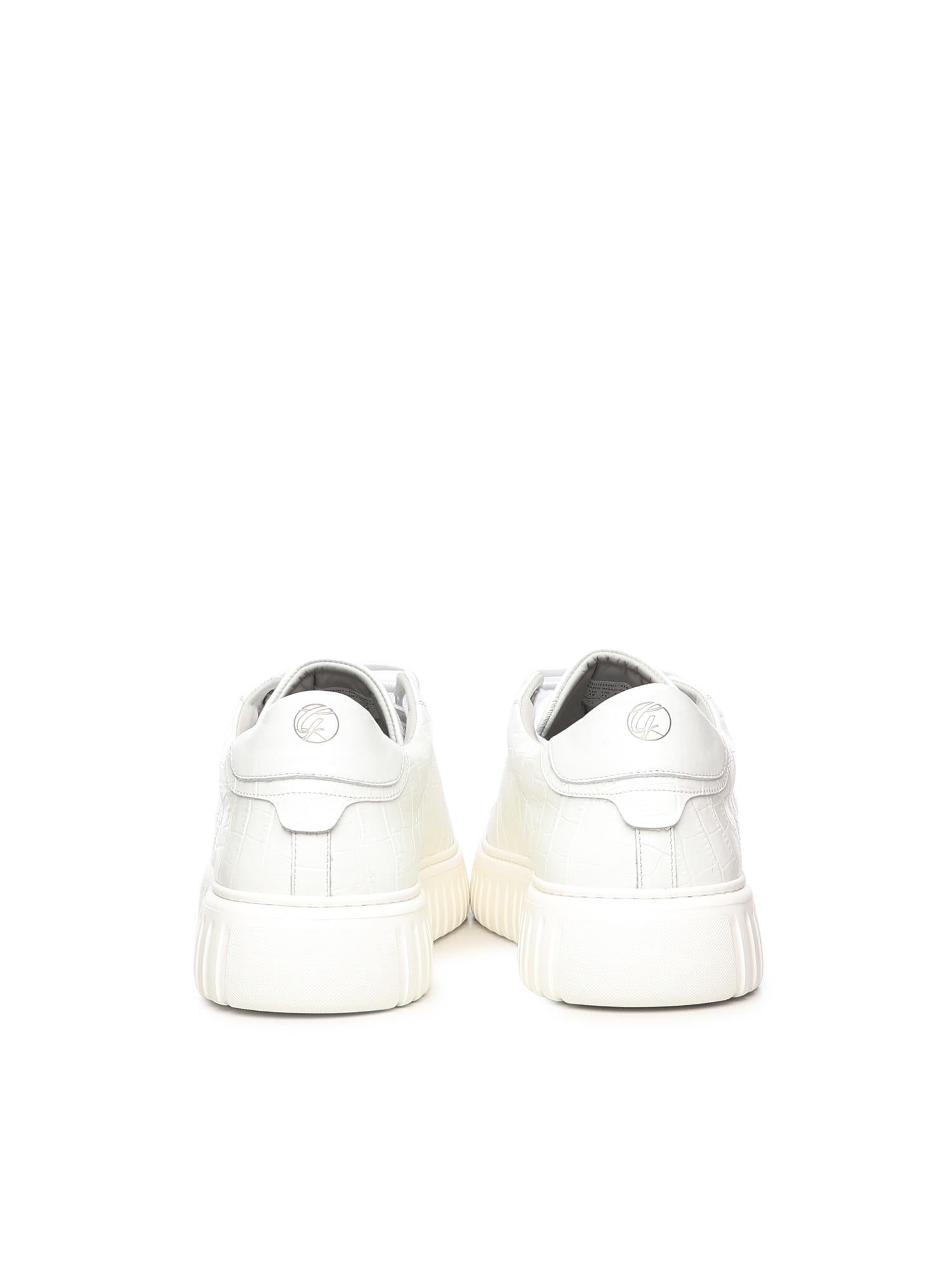 Sneakers Mars Crock in pelle MARS CROCKWHITE GIULIANO GALIANO 
