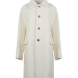 Cappotto bouclé in lana e mohair 709034 V25G09000 BOTTEGA VENETA 