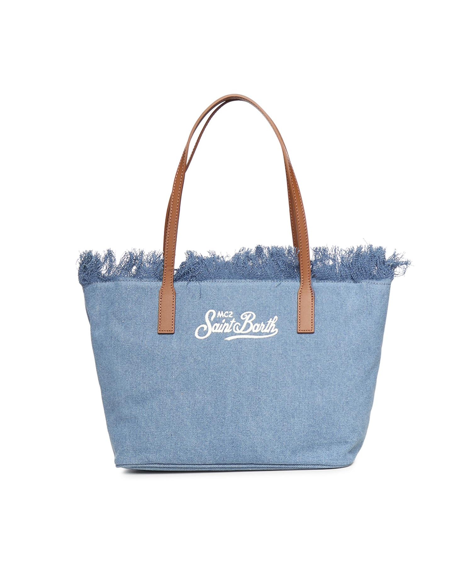 Borsa City Medium in denim CBMF001 00436L MC2 SAINT BARTH 