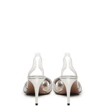 Décolleté Gatsby in PVC con cristalli GASMIDL0 SPPCCC AQUAZZURA 