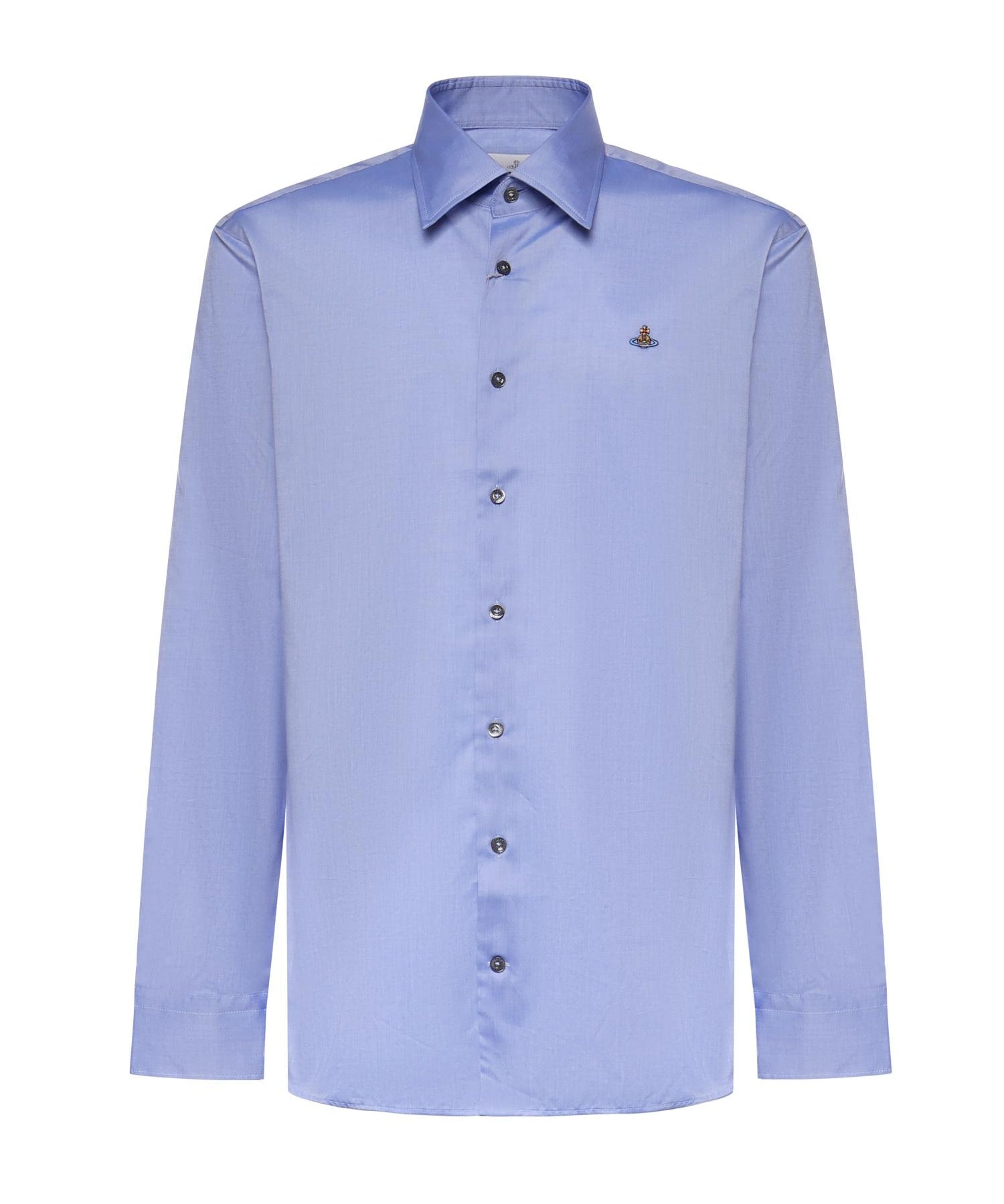 Camicia Ghost in cotone con logo 2401000J W01ESK403 VIVIENNE WESTWOOD 